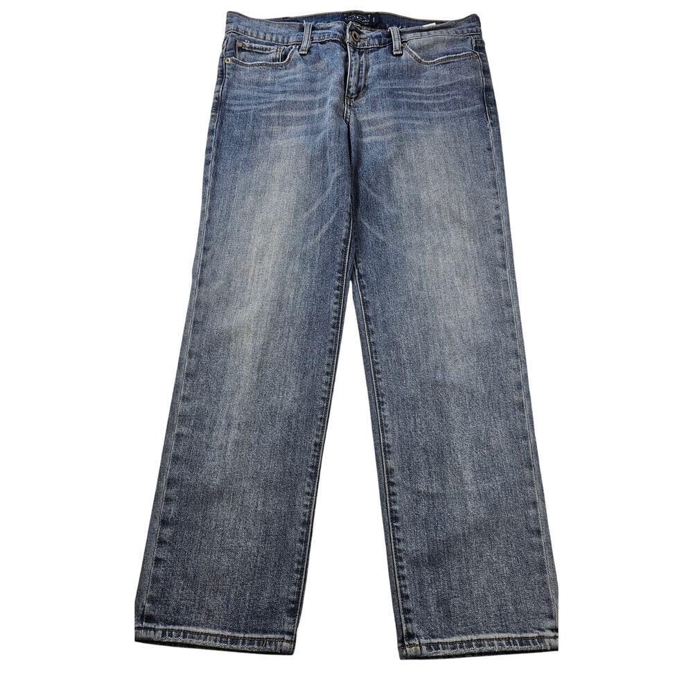 Lucky brand the sweet crop blue jeans 90s size 8 / 29 EUC casual comfort pants